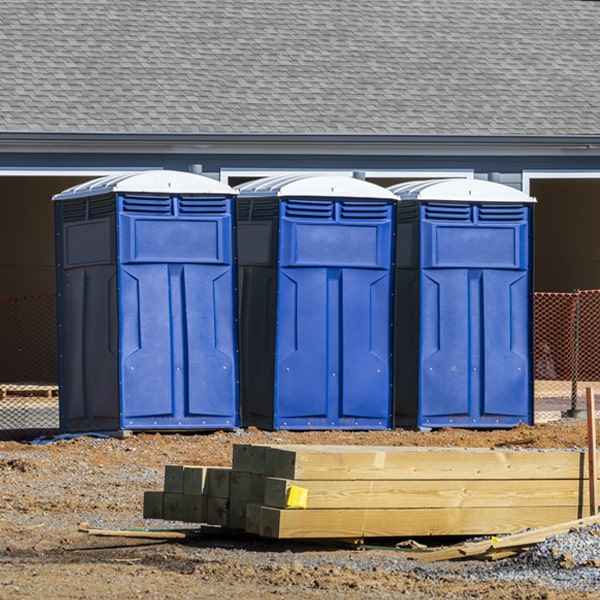 is there a specific order in which to place multiple porta potties in Clinton Corners